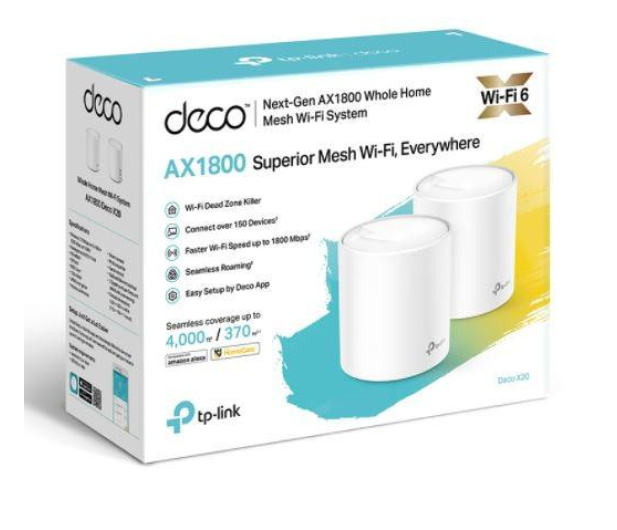 TP-Link DECO X20 Mesh WiFi6 (1800Mb/s a/b/g/n/ac/ax) 2xAP - 635027 - zdjęcie 3